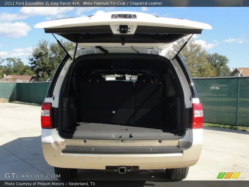 White Platinum Tri-Coat / Chaparral Leather 2011 Ford Expedition EL King Ranch 4x4