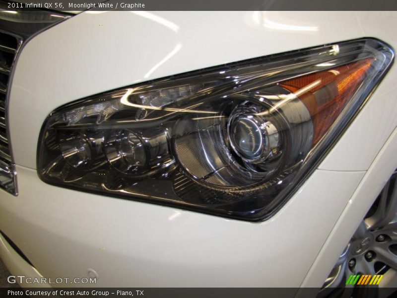 Moonlight White / Graphite 2011 Infiniti QX 56