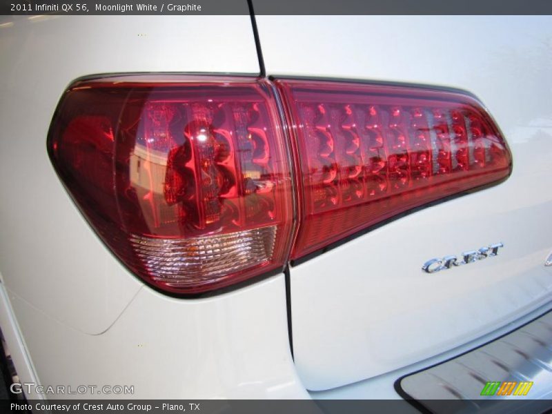 Moonlight White / Graphite 2011 Infiniti QX 56
