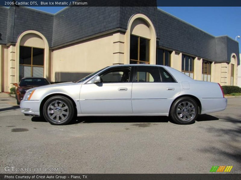 Blue Ice Metallic / Titanium 2006 Cadillac DTS