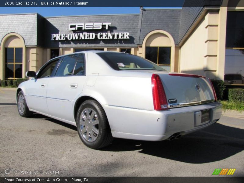 Blue Ice Metallic / Titanium 2006 Cadillac DTS