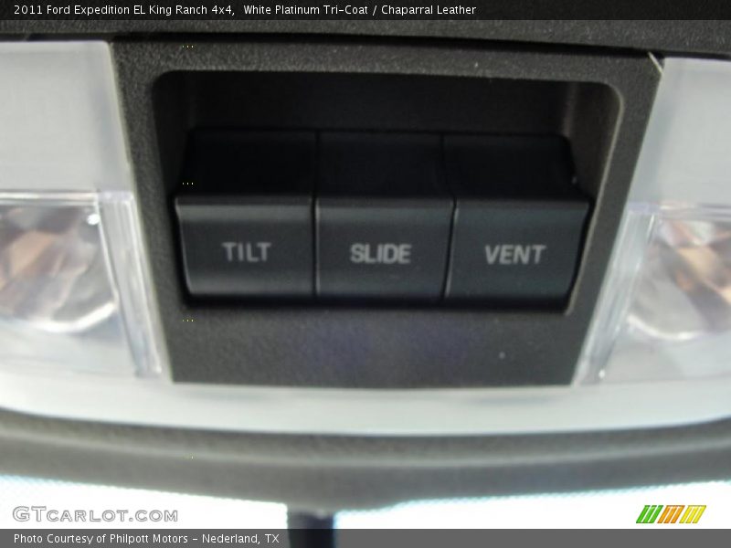 White Platinum Tri-Coat / Chaparral Leather 2011 Ford Expedition EL King Ranch 4x4