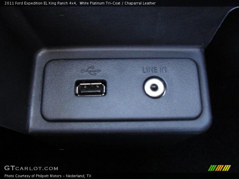 White Platinum Tri-Coat / Chaparral Leather 2011 Ford Expedition EL King Ranch 4x4