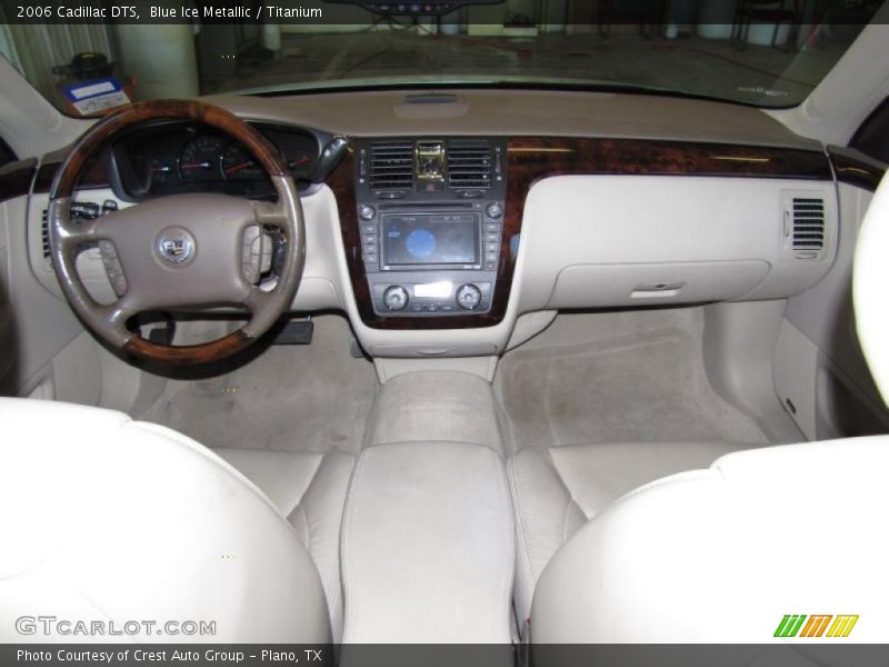Blue Ice Metallic / Titanium 2006 Cadillac DTS