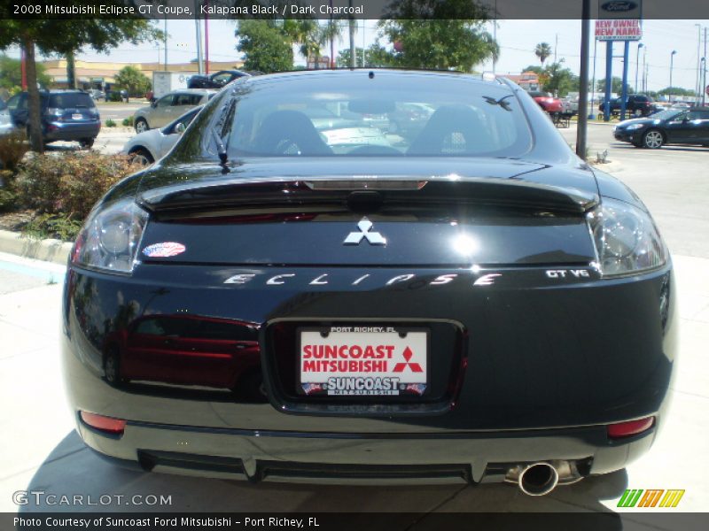 Kalapana Black / Dark Charcoal 2008 Mitsubishi Eclipse GT Coupe