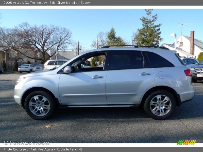 Billet Silver Metallic / Ebony 2008 Acura MDX Technology