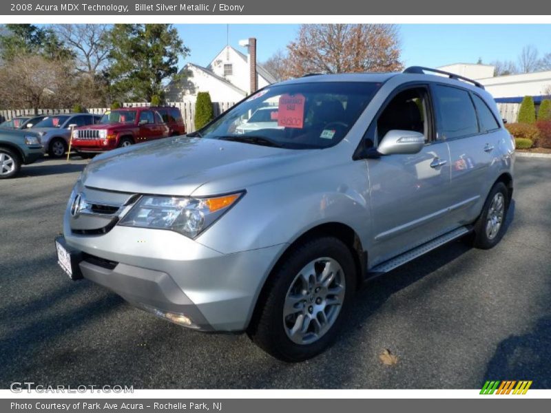 Billet Silver Metallic / Ebony 2008 Acura MDX Technology