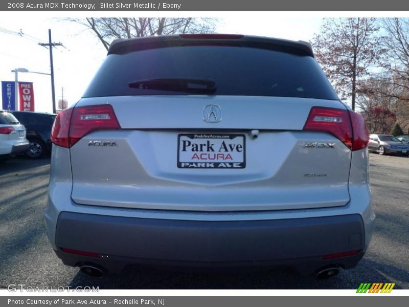 Billet Silver Metallic / Ebony 2008 Acura MDX Technology