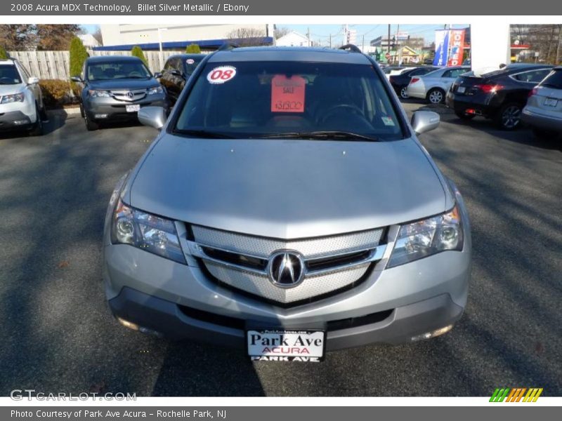 Billet Silver Metallic / Ebony 2008 Acura MDX Technology