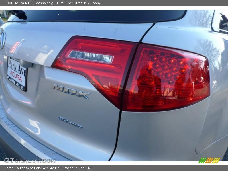 Billet Silver Metallic / Ebony 2008 Acura MDX Technology