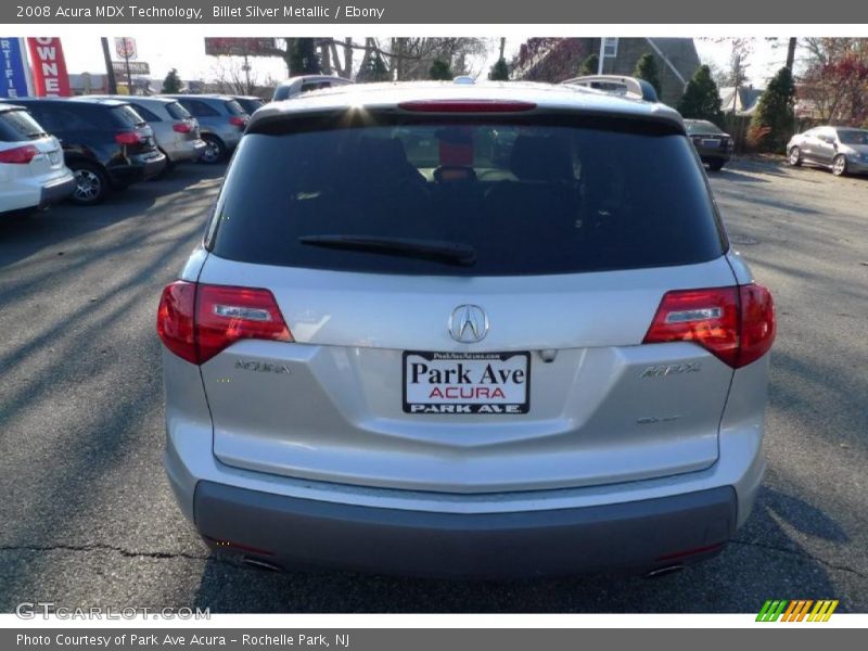 Billet Silver Metallic / Ebony 2008 Acura MDX Technology