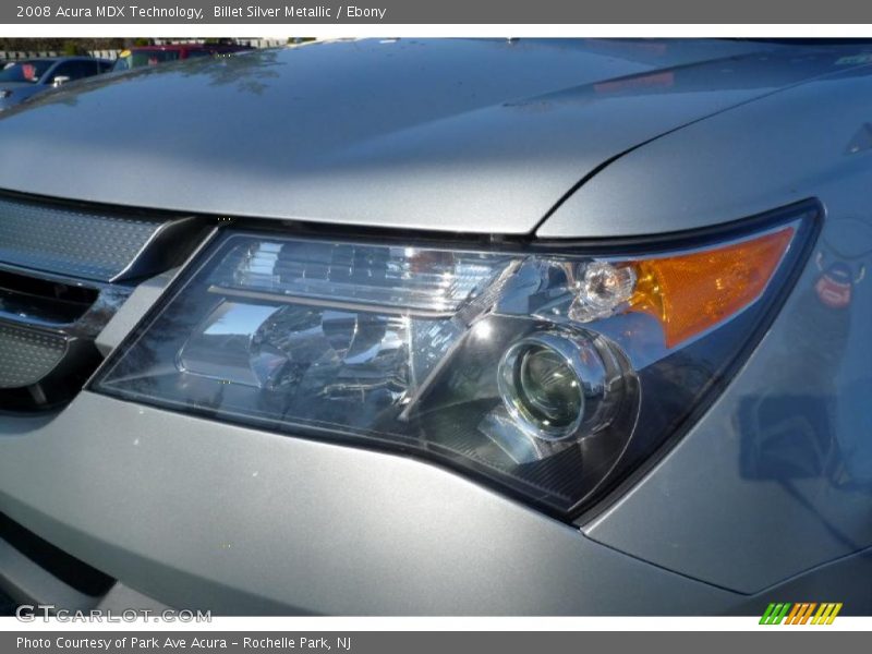 Billet Silver Metallic / Ebony 2008 Acura MDX Technology