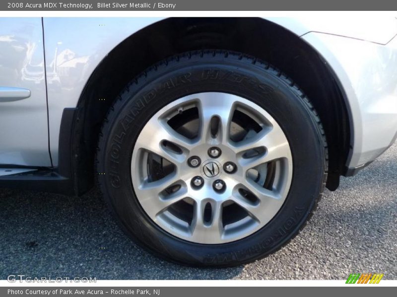Billet Silver Metallic / Ebony 2008 Acura MDX Technology
