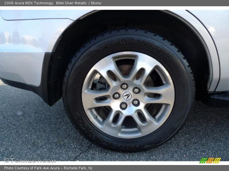 Billet Silver Metallic / Ebony 2008 Acura MDX Technology
