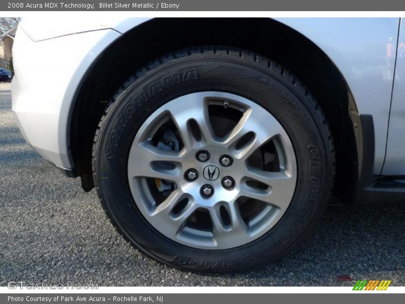 Billet Silver Metallic / Ebony 2008 Acura MDX Technology