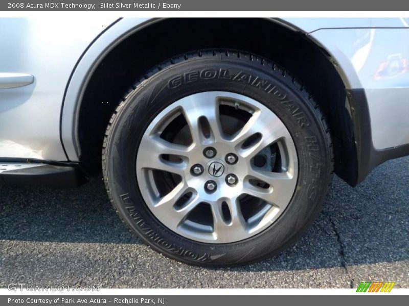 Billet Silver Metallic / Ebony 2008 Acura MDX Technology
