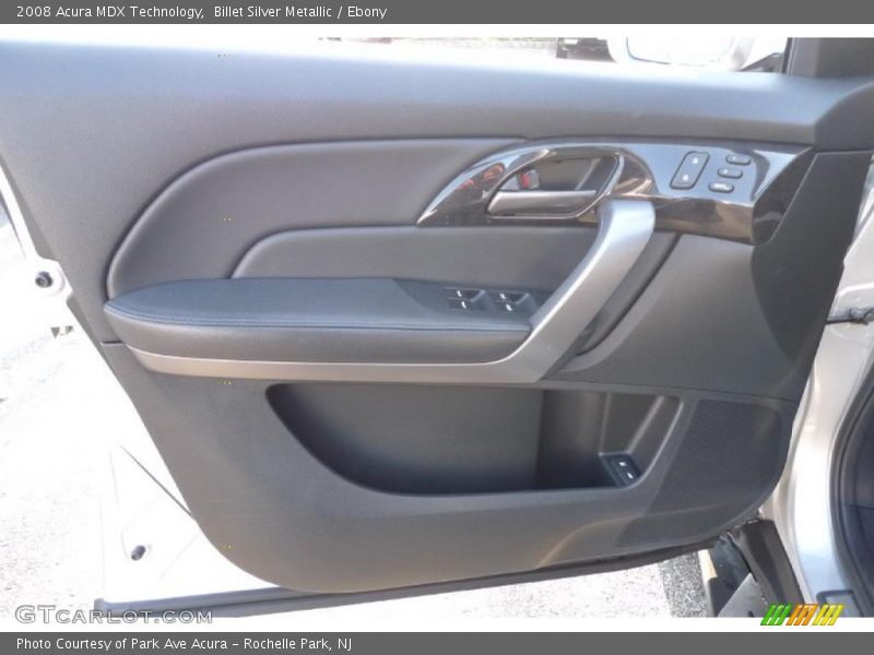 Billet Silver Metallic / Ebony 2008 Acura MDX Technology