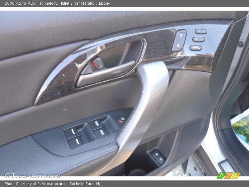 Billet Silver Metallic / Ebony 2008 Acura MDX Technology
