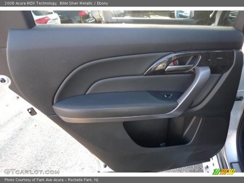 Billet Silver Metallic / Ebony 2008 Acura MDX Technology