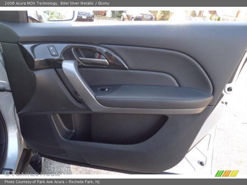 Billet Silver Metallic / Ebony 2008 Acura MDX Technology