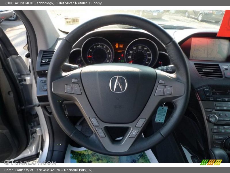 Billet Silver Metallic / Ebony 2008 Acura MDX Technology