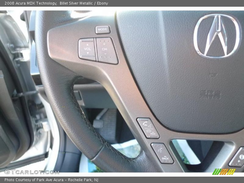 Billet Silver Metallic / Ebony 2008 Acura MDX Technology