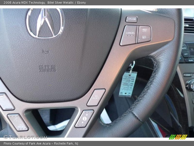 Billet Silver Metallic / Ebony 2008 Acura MDX Technology