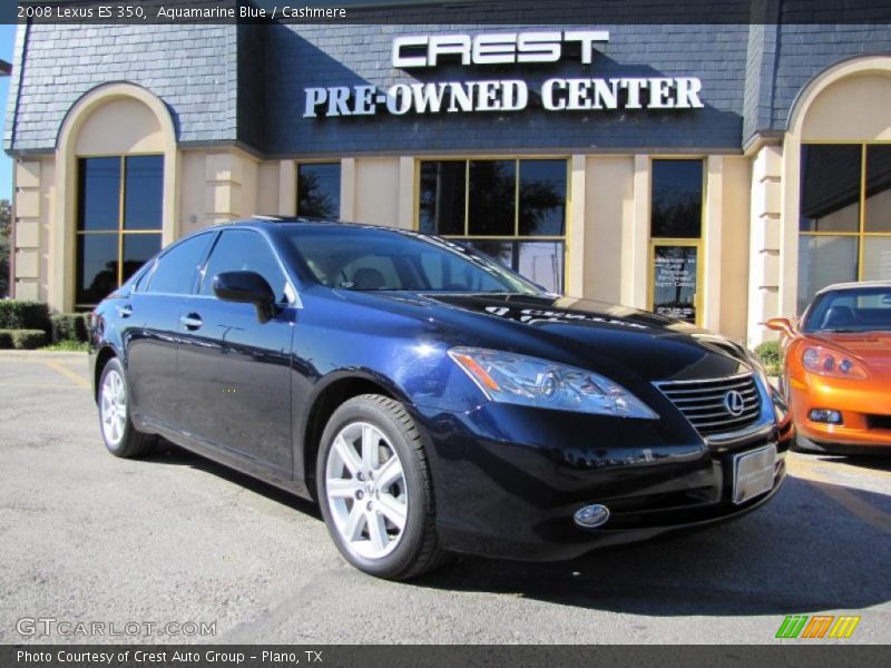 Aquamarine Blue / Cashmere 2008 Lexus ES 350