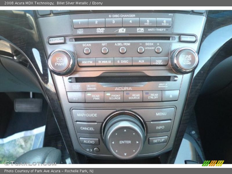 Billet Silver Metallic / Ebony 2008 Acura MDX Technology