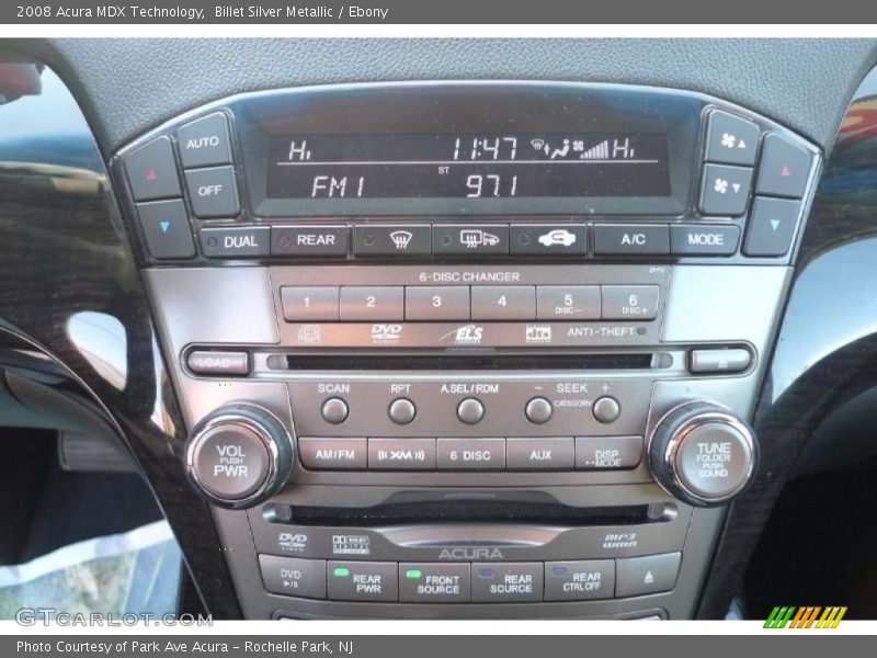 Billet Silver Metallic / Ebony 2008 Acura MDX Technology
