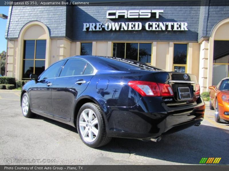 Aquamarine Blue / Cashmere 2008 Lexus ES 350