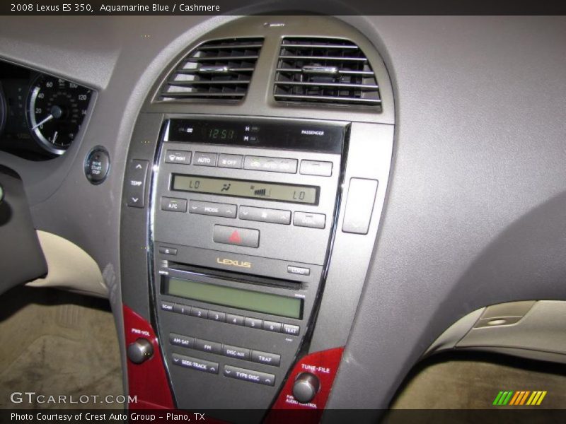 Aquamarine Blue / Cashmere 2008 Lexus ES 350