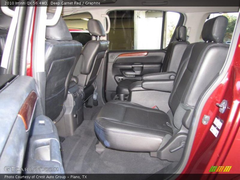 Deep Garnet Red / Graphite 2010 Infiniti QX 56 4WD