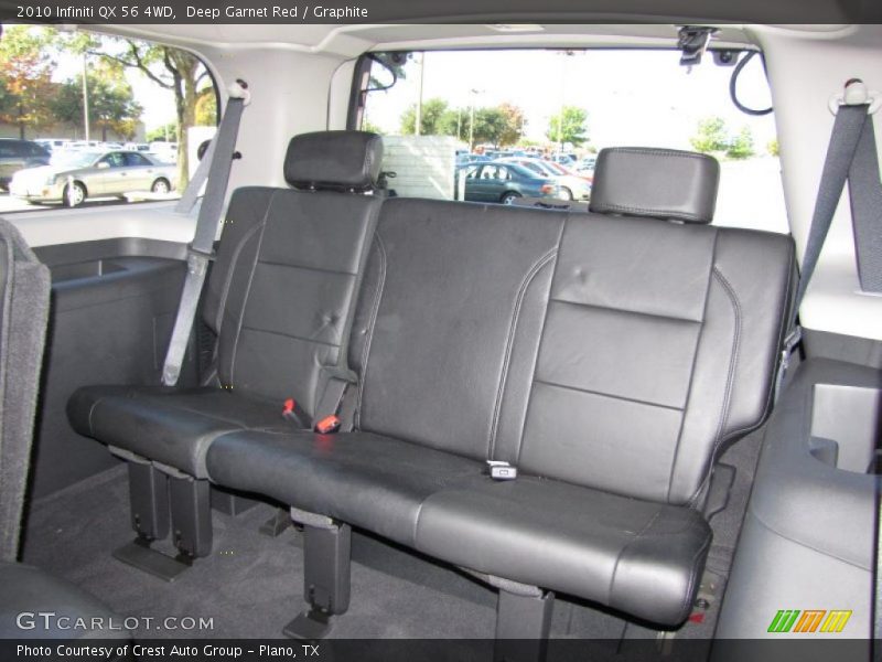 Deep Garnet Red / Graphite 2010 Infiniti QX 56 4WD