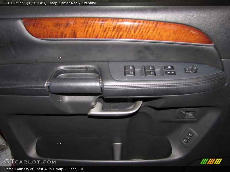 Deep Garnet Red / Graphite 2010 Infiniti QX 56 4WD