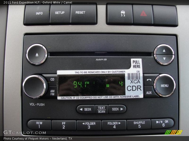 Controls of 2011 Expedition XLT