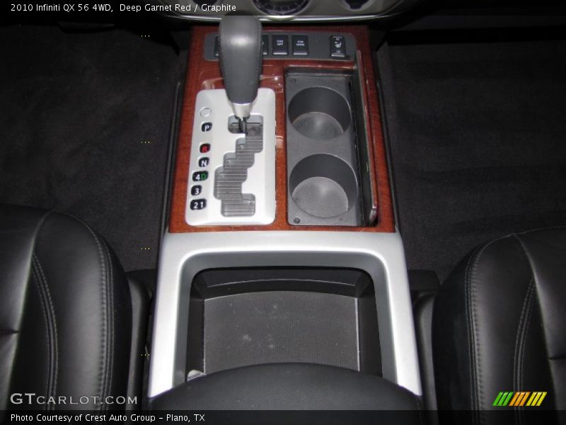 Deep Garnet Red / Graphite 2010 Infiniti QX 56 4WD