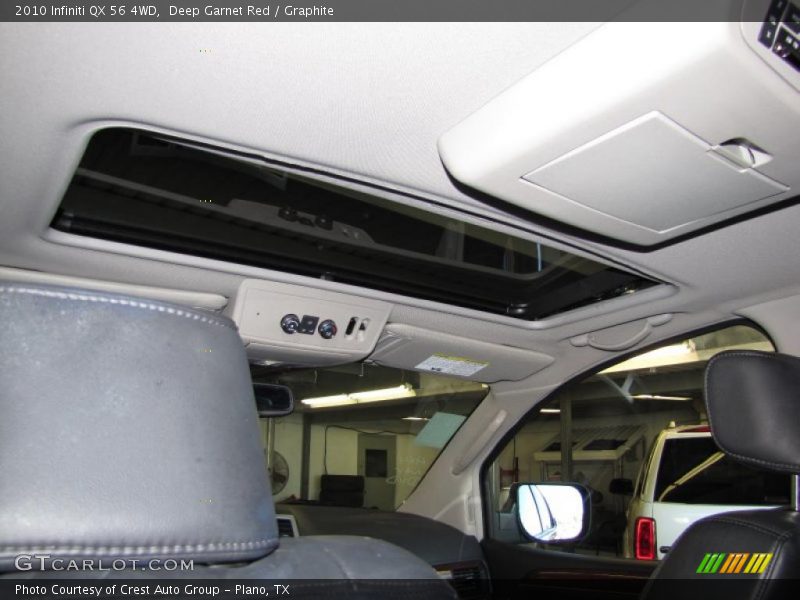 Deep Garnet Red / Graphite 2010 Infiniti QX 56 4WD