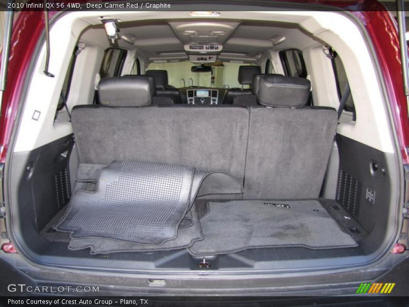 Deep Garnet Red / Graphite 2010 Infiniti QX 56 4WD