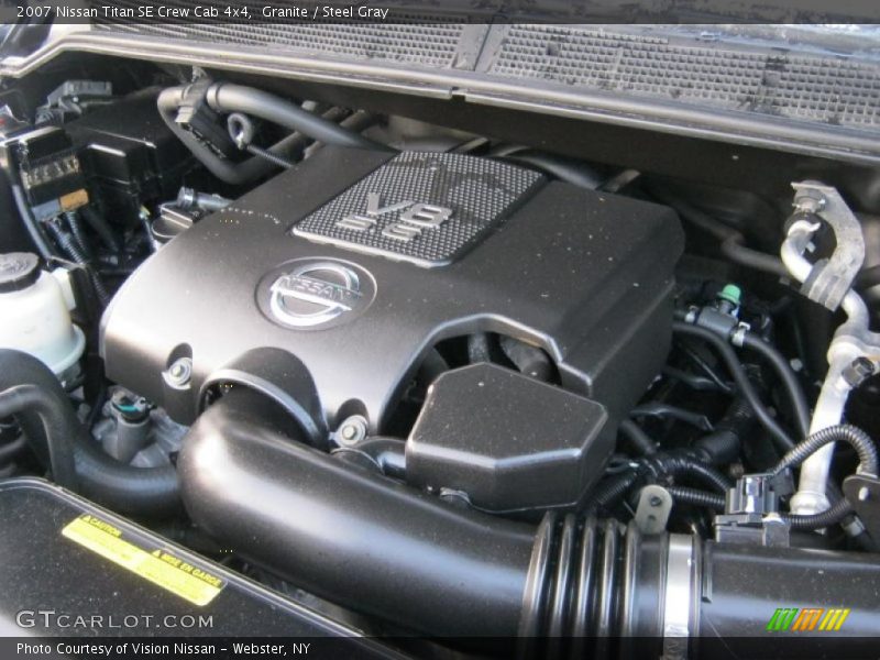  2007 Titan SE Crew Cab 4x4 Engine - 5.6 Liter DOHC 32-Valve V8