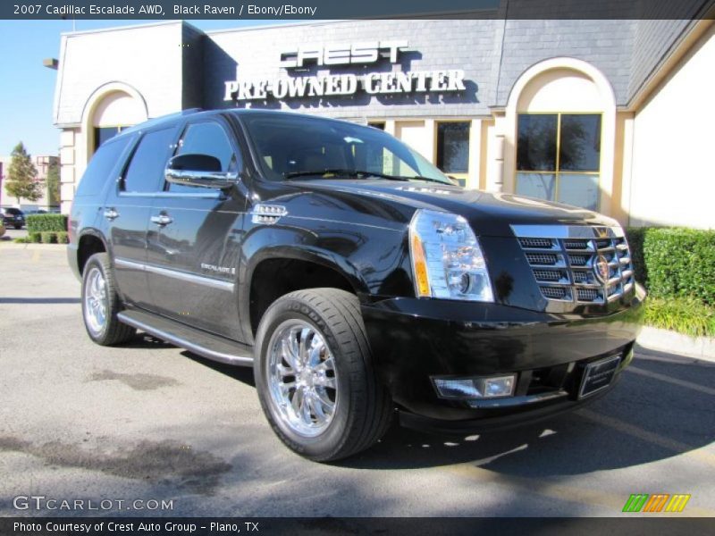 Black Raven / Ebony/Ebony 2007 Cadillac Escalade AWD