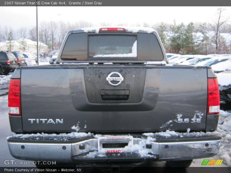 Granite / Steel Gray 2007 Nissan Titan SE Crew Cab 4x4