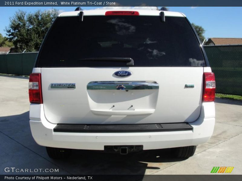 White Platinum Tri-Coat / Stone 2011 Ford Expedition Limited
