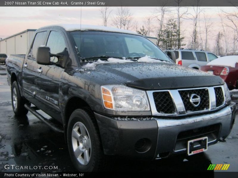Granite / Steel Gray 2007 Nissan Titan SE Crew Cab 4x4