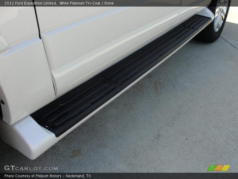 White Platinum Tri-Coat / Stone 2011 Ford Expedition Limited