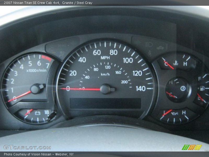 Granite / Steel Gray 2007 Nissan Titan SE Crew Cab 4x4