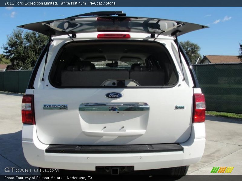 White Platinum Tri-Coat / Stone 2011 Ford Expedition Limited