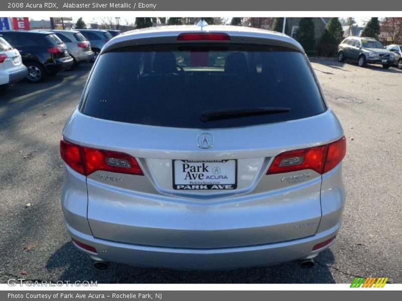Alabaster Silver Metallic / Ebony 2008 Acura RDX