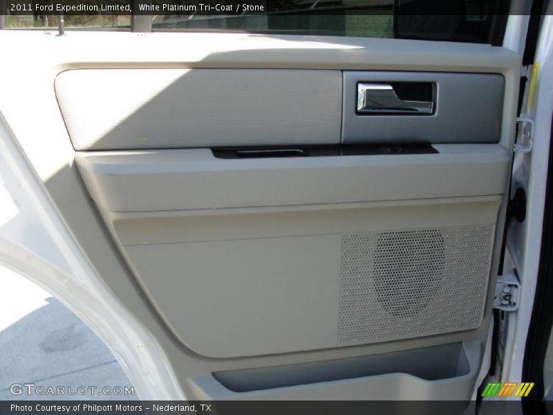 White Platinum Tri-Coat / Stone 2011 Ford Expedition Limited