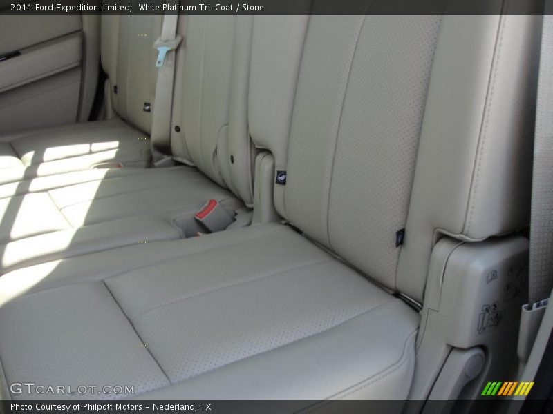 White Platinum Tri-Coat / Stone 2011 Ford Expedition Limited